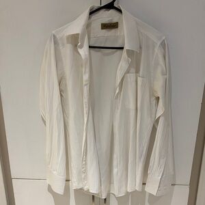 White Button-Up Shirt